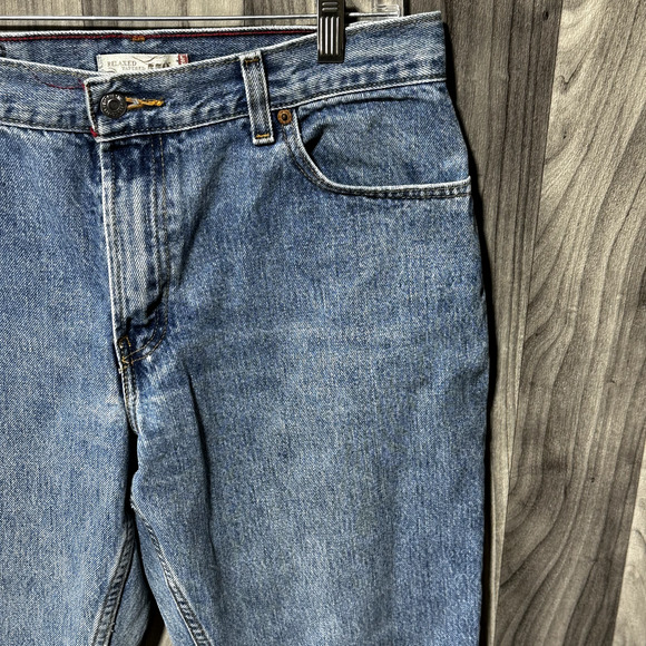 Levis Jeans Women’s 12M Blue 550 Relaxed, Tapered Denim - Picture 3 of 12